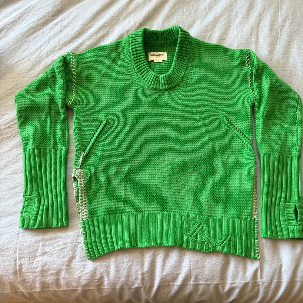 Zadig & Voltaire Northa Cashmere Jumper Sweater size S - Picture 4 of 9
